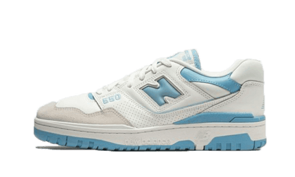 New Balance 550 White Blue Haze Rain Cloud - Exclufy