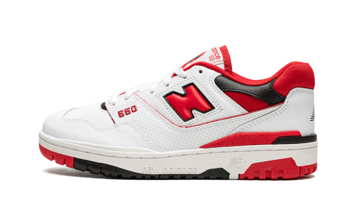 New Balance 550 White Red - Exclufy