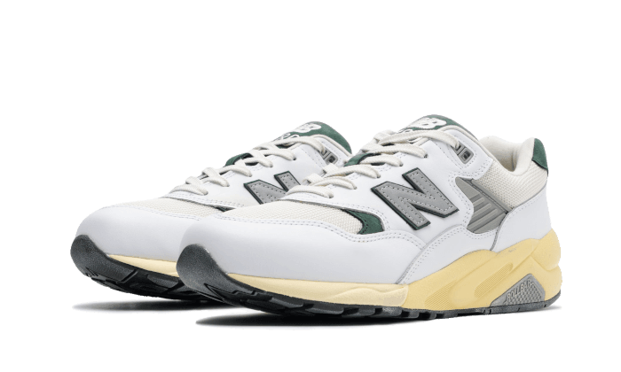 New Balance 580 White Nightwatch Green - Exclufy