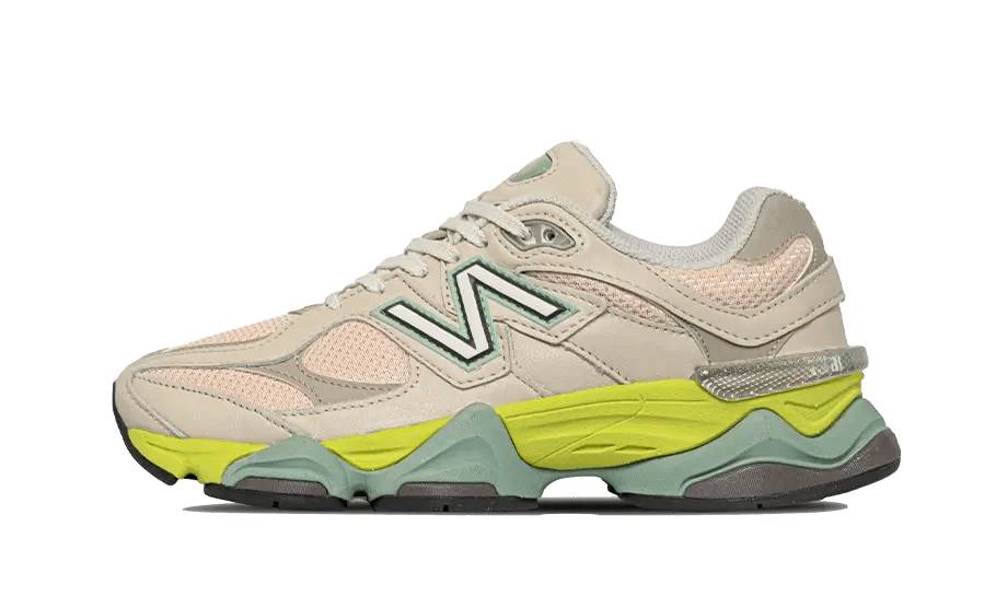 New Balance 9060 Moonbeam Vintage Rose Lime - Exclufy