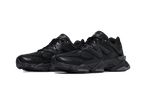 New Balance 9060 Triple Black Leather - Exclufy