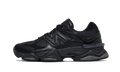 New Balance 9060 Triple Black Leather - Exclufy