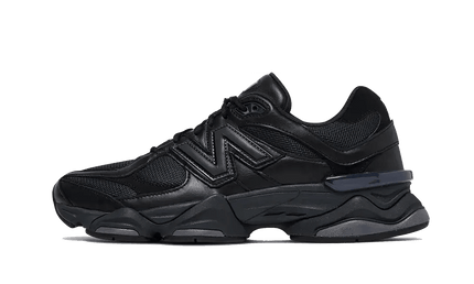 New Balance 9060 Triple Black Leather - Exclufy