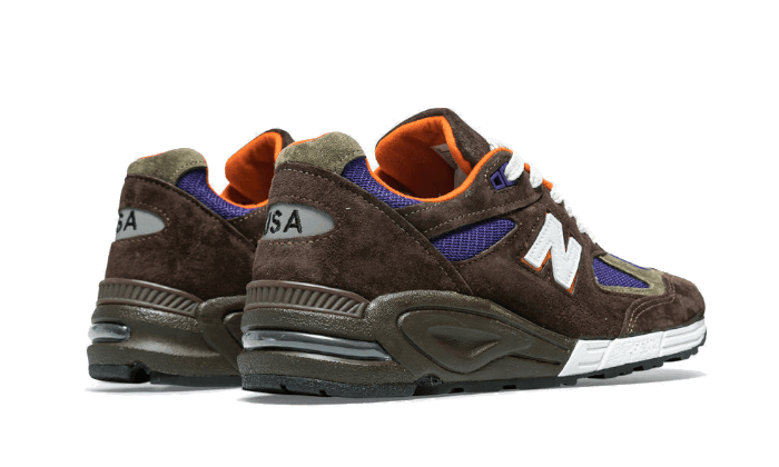 New Balance 990 V2 Made In USA Brown Purple - Exclufy