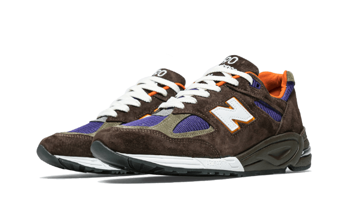 New Balance 990 V2 Made In USA Brown Purple - Exclufy