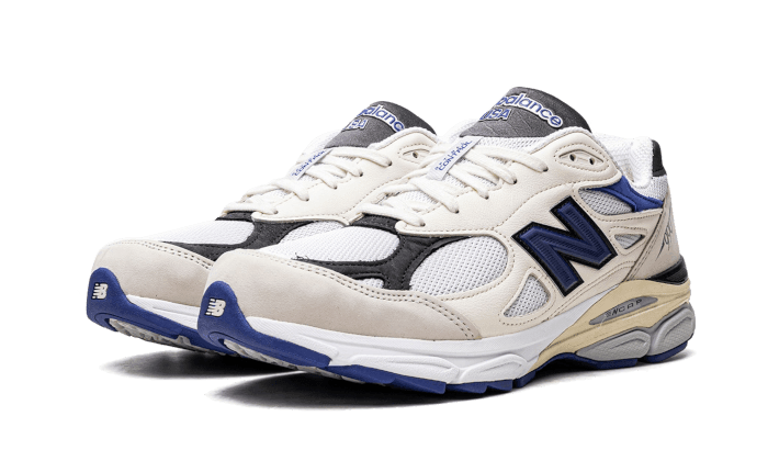 New Balance 990 V3 Made In USA Cream Blue - Exclufy