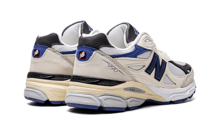 New Balance 990 V3 Made In USA Cream Blue - Exclufy