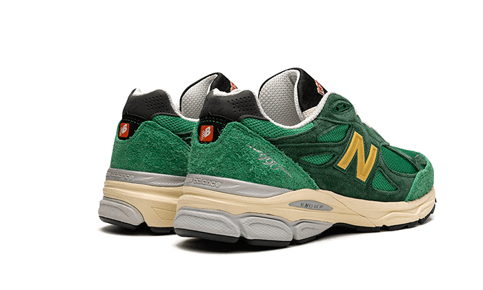 New Balance 990 V3 Made In USA Teddy Santis Green Gold - Exclufy