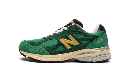 New Balance 990 V3 Made In USA Teddy Santis Green Gold - Exclufy