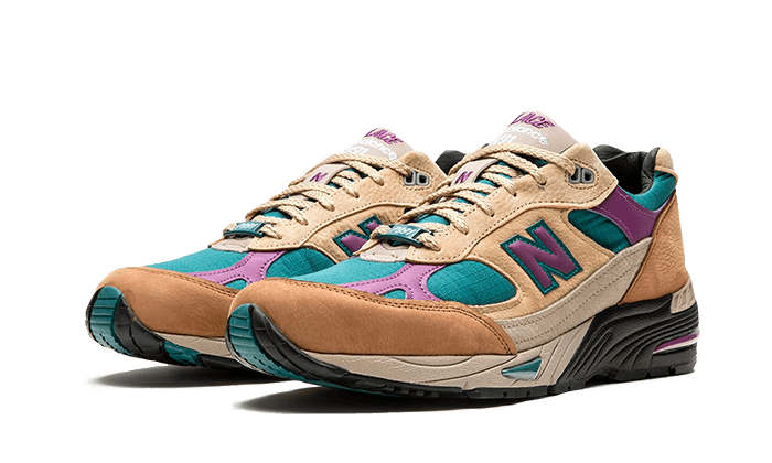 New Balance 991 Made In UK Palace Brown Teal - Exclufy