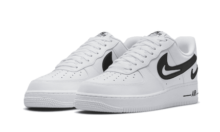 Nike Air Force 1 Low '07 FM Cut Out Swoosh White Black - Exclufy