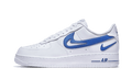 Nike Air Force 1 Low '07 FM Cut Out Swoosh White Game Royal - Exclufy