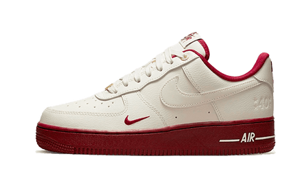 Nike Air Force 1 Low '07 SE 40th Anniversary Sail Team Red - Exclufy