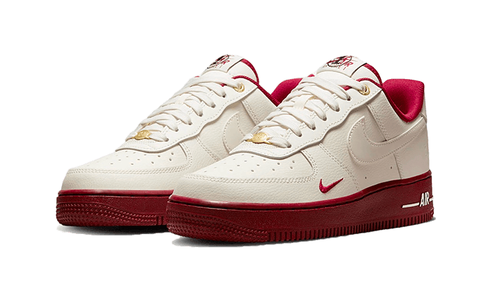 Nike Air Force 1 Low '07 SE 40th Anniversary Sail Team Red - Exclufy