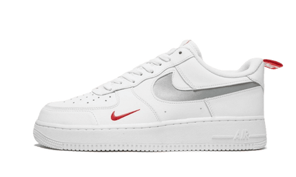 Nike Air Force 1 Low White Red Mini Swoosh - Exclufy