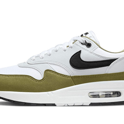 Nike Air Max 1 White Black Medium Olive - Exclufy