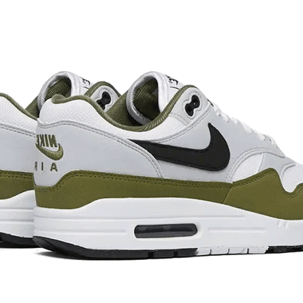 Nike Air Max 1 White Black Medium Olive - Exclufy