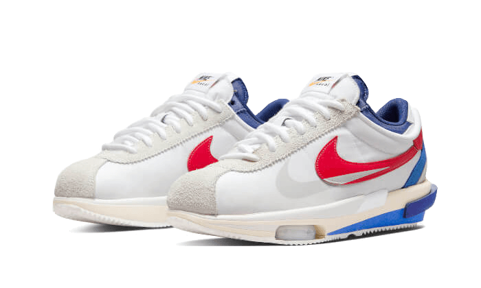 Nike Cortez 4.0 Sacai White University Red Blue - Exclufy