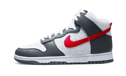 Nike Dunk High Embossed Basketball Grey Red - Exclufy