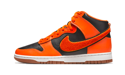 Nike Dunk High University Chenille Swoosh Safty Orange - Exclufy