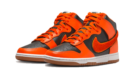 Nike Dunk High University Chenille Swoosh Safty Orange - Exclufy