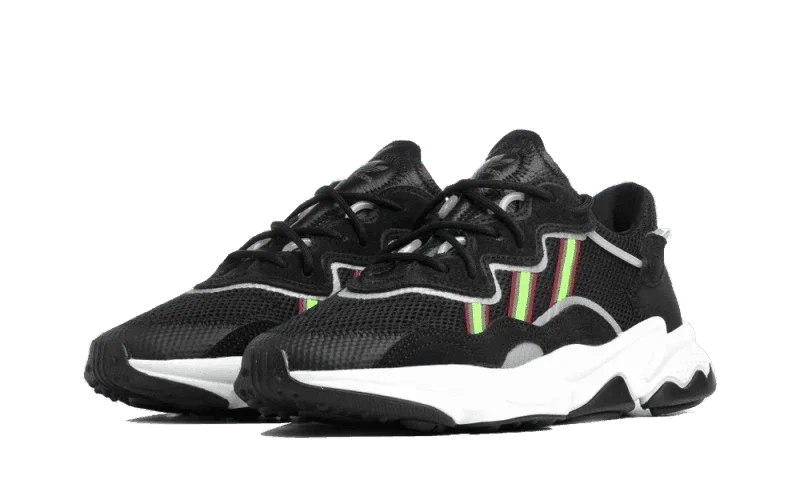 Adidas Ozweego Core Black Solar Green - Exclufy