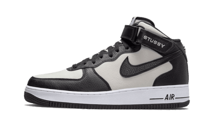 Nike Air Force 1 Mid Stussy Grey Black - Exclufy