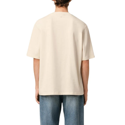 T-shirt Beige Patch Ami De Coeur En Coton - Exclufy