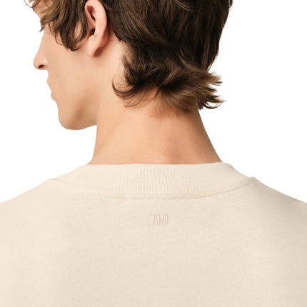 T-shirt Beige Patch Ami De Coeur En Coton - Exclufy
