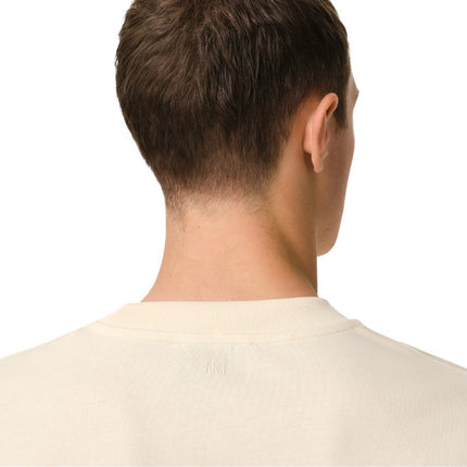 T-shirt Beige Coeur Rouge Patch Ami De Coeur En Coton - Exclufy