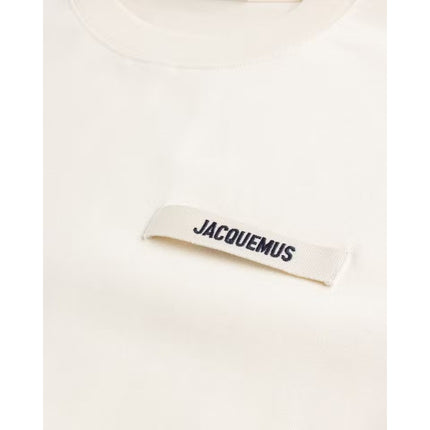 T-shirt Jacquemus Gros Grain Beige - Exclufy