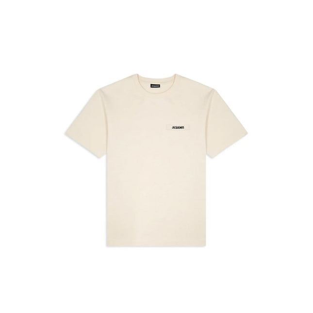 T-shirt Jacquemus Gros Grain Beige - Exclufy