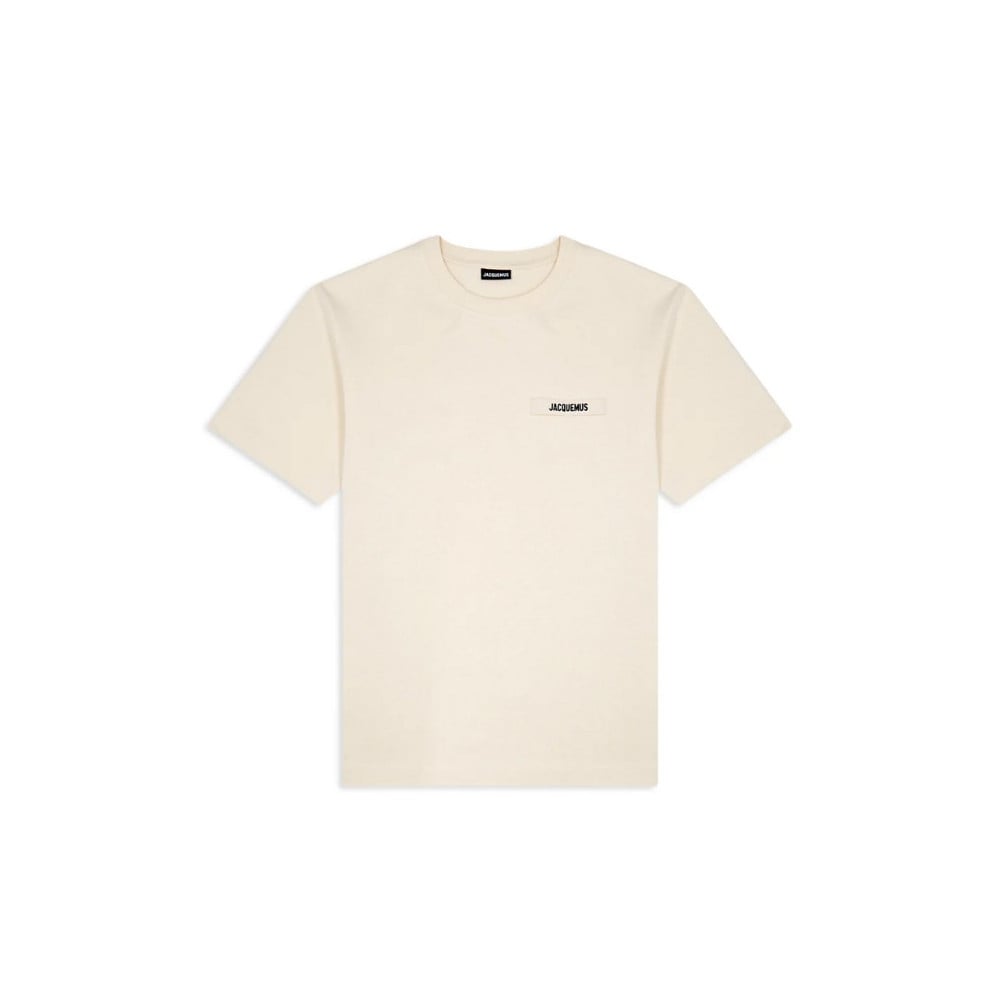 T-shirt Jacquemus Gros Grain Beige - Exclufy