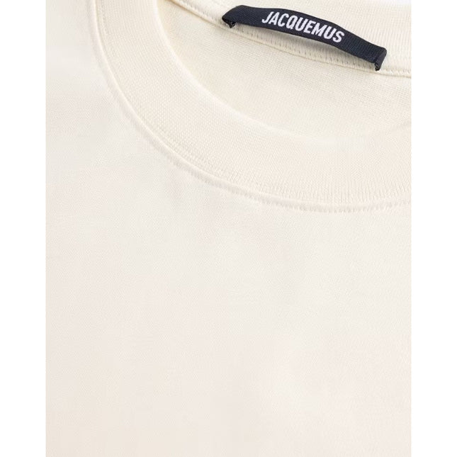 T-shirt Jacquemus Gros Grain Beige - Exclufy