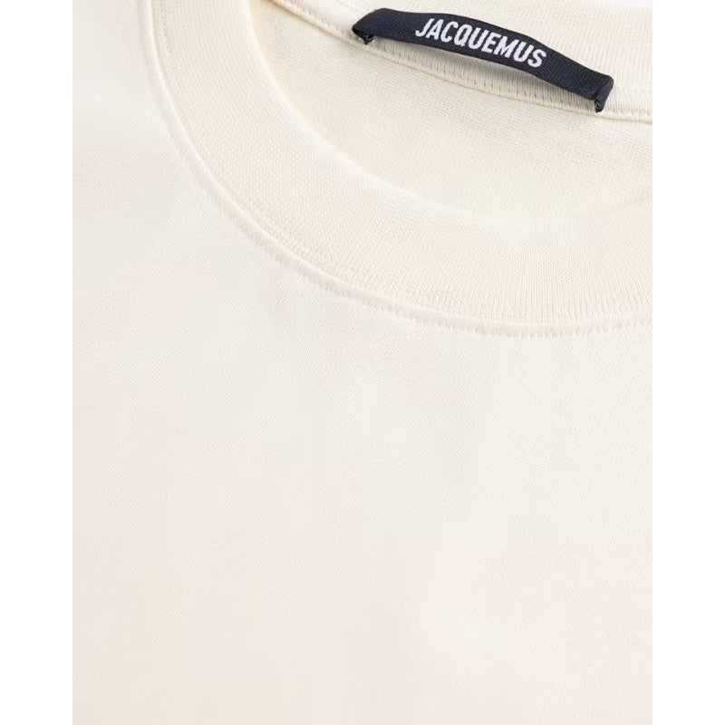 T-shirt Jacquemus Gros Grain Beige - Exclufy