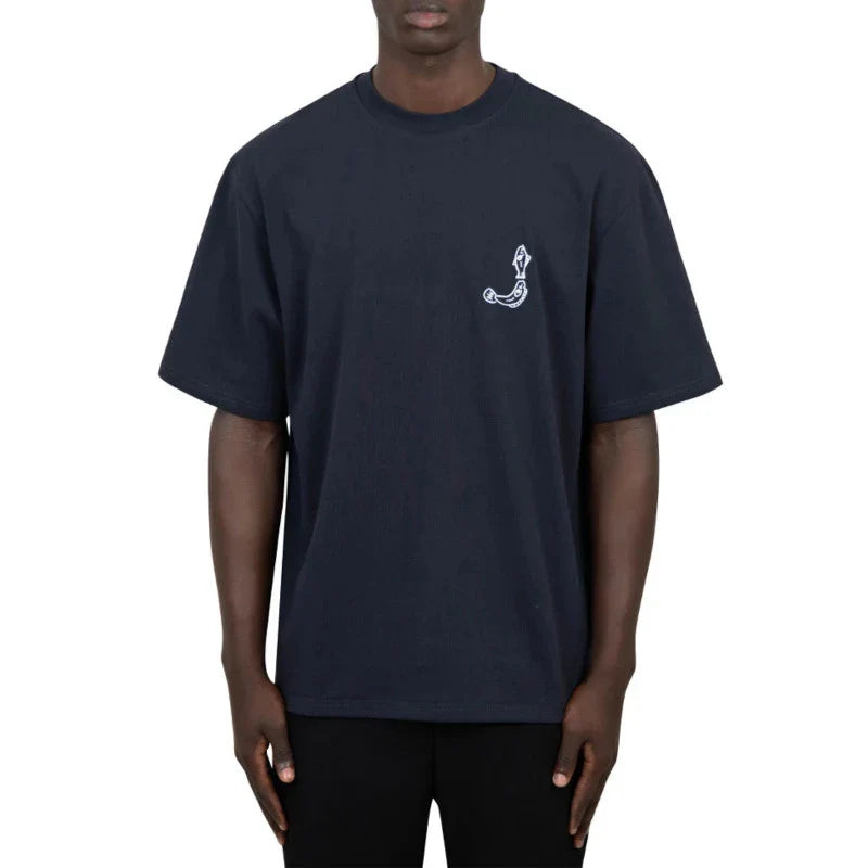 T-shirt Jacquemus Merù Navy Blue - Exclufy