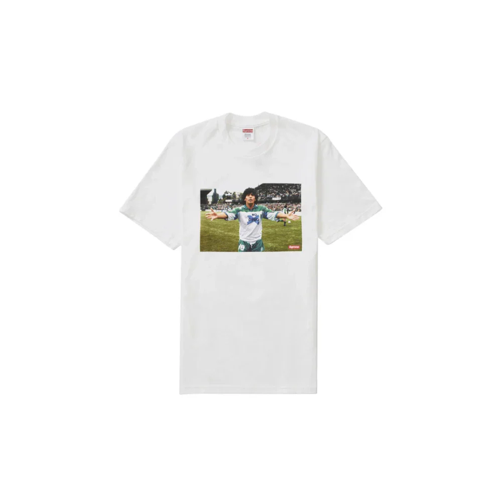 T-Shirt Supreme Maradona White FW24 - Exclufy