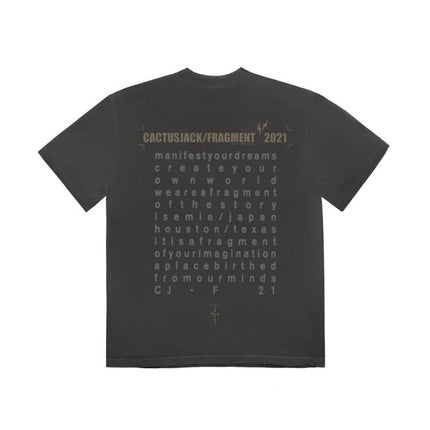 T-shirt Travis Scott Cactus Jack for Fragment Create Black - Exclufy