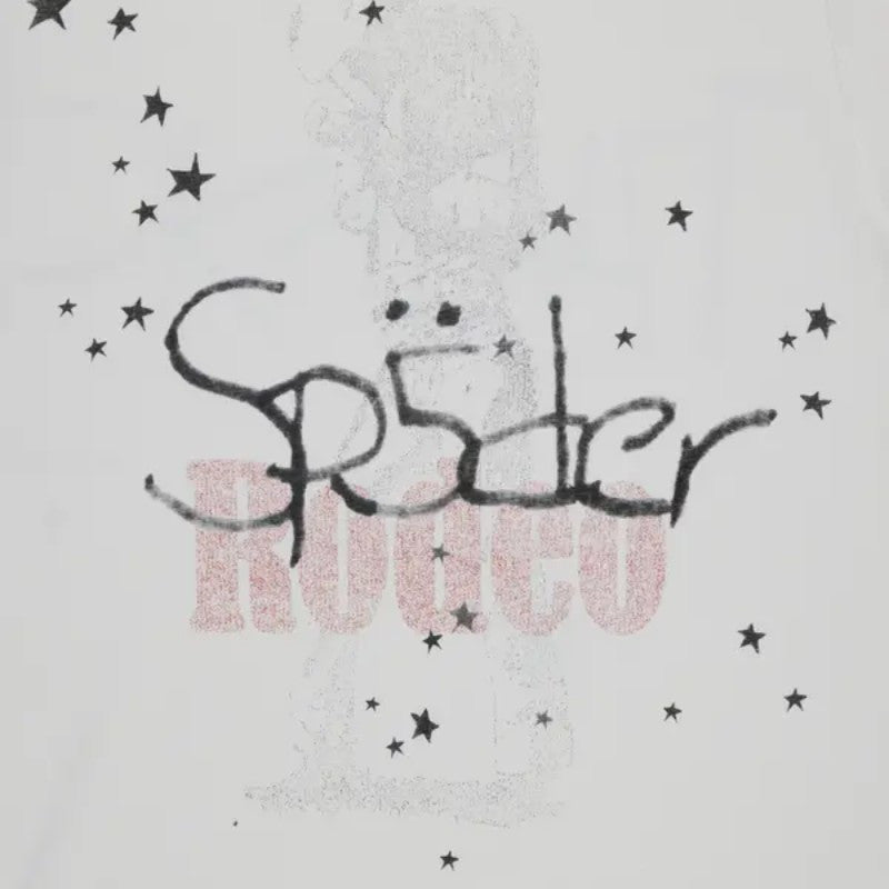 T-shirt Travis Scott Cactus Jack x Sp5der Days Before Rodeo II White - Exclufy