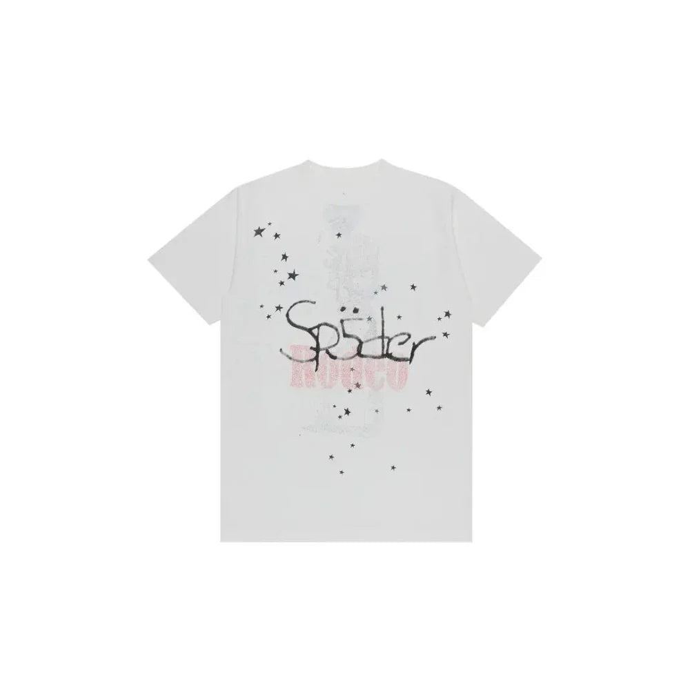 T-shirt Travis Scott Cactus Jack x Sp5der Days Before Rodeo II White - Exclufy