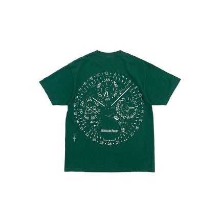 T-shirt Travis Scott CJ x Audemars Piguet Green Watch Face - Exclufy
