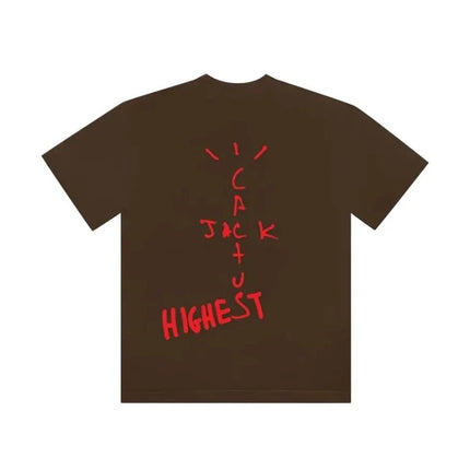 T-shirt Travis Scott Jordan Cactus Jack Highest Brown - Exclufy