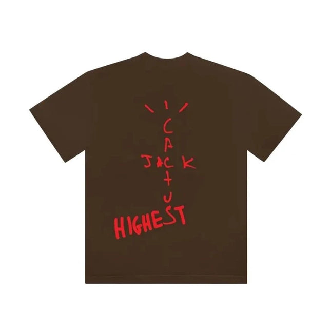 T-shirt Travis Scott Jordan Cactus Jack Highest Brown - Exclufy