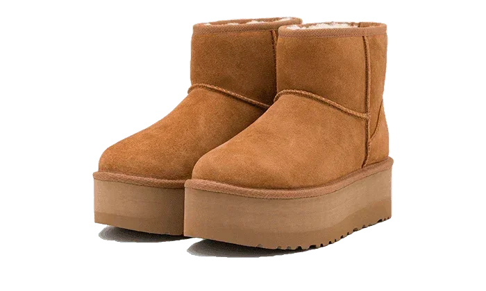 UGG Classic Mini Platform Boot Chestnut - Exclufy