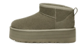 UGG Classic Ultra Mini Platform Moss Green - Exclufy