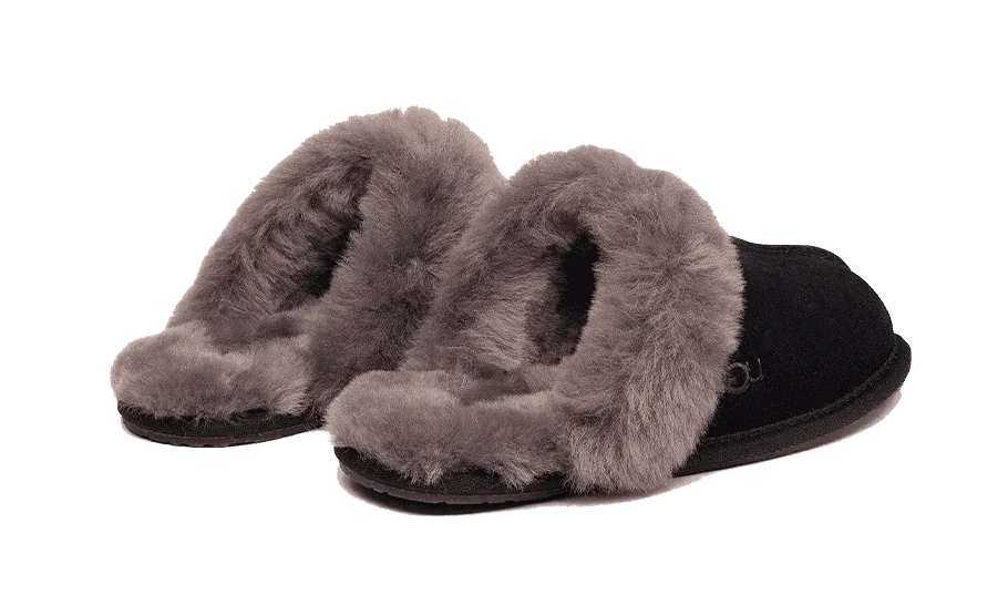 UGG Scuffette II Slipper Black Grey - Exclufy