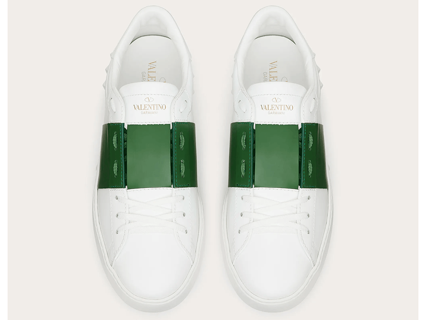 VALENTINO OPEN WHITE/GREEN - THE LIMITED CLUB