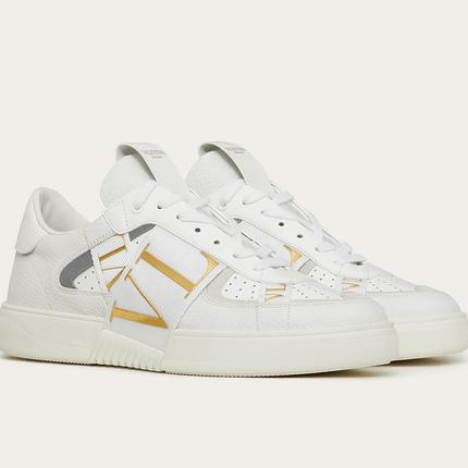 VALENTINO VL7N LOW-TOP WHITE/ANTIQUE BRASS - THE LIMITED CLUB