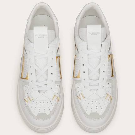 VALENTINO VL7N LOW-TOP WHITE/ANTIQUE BRASS - THE LIMITED CLUB