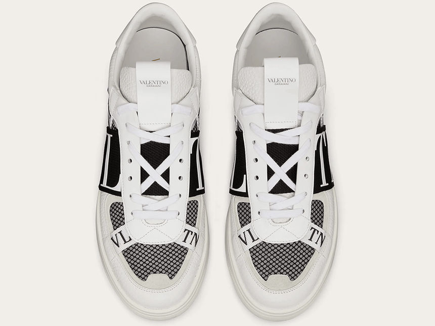 VALENTINO VL7N LOW-TOP WHITE/BLACK - THE LIMITED CLUB